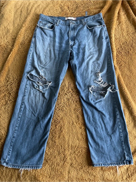Levi's Other - Levi's 505 Relaxed Distressed Denim Jeans - Blue